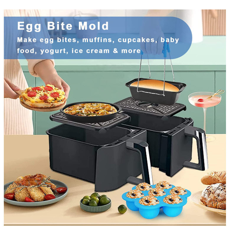 Air Fryer Accessories Suit Grill Rack Rectangular Oven Steamer 8 Quarts