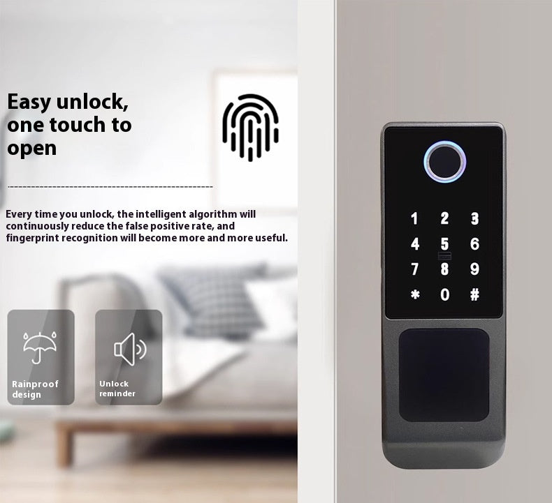 Exterior Electronic Smart Door Fingerprint Lock