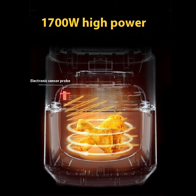 Household Air Fryer Large Capacity Visual Stainless Steel Automatic Multi-function