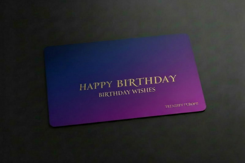 Cartão de Oferta - Aniversário | Trendify Europe